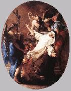 BATONI, Pompeo The Ecstasy of St Catherine of Siena oil painting artist